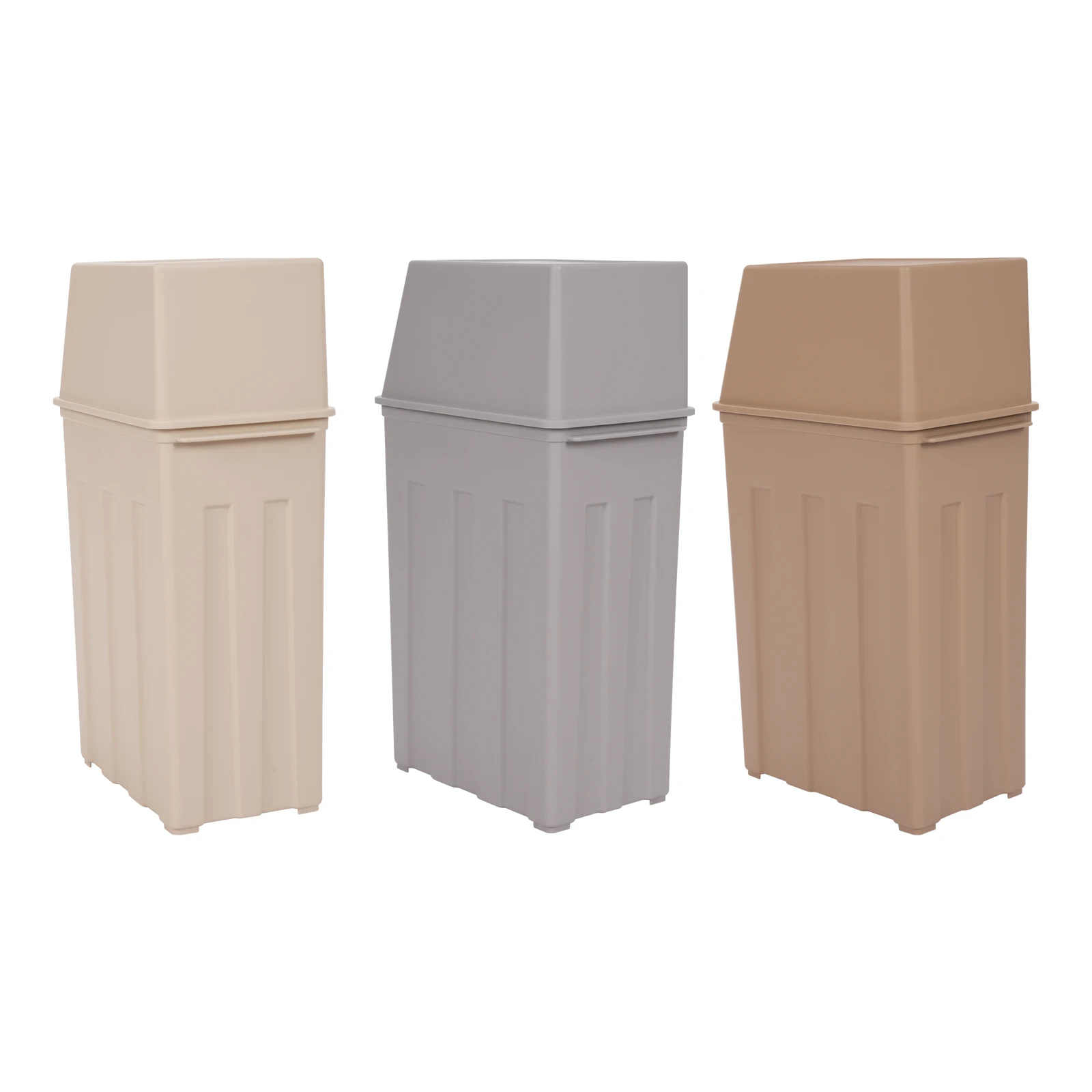 30L Large Capacity Trash Bin: Available in Three Colors, Stylish Design with Odor Control, Perfect for Home and Office Use