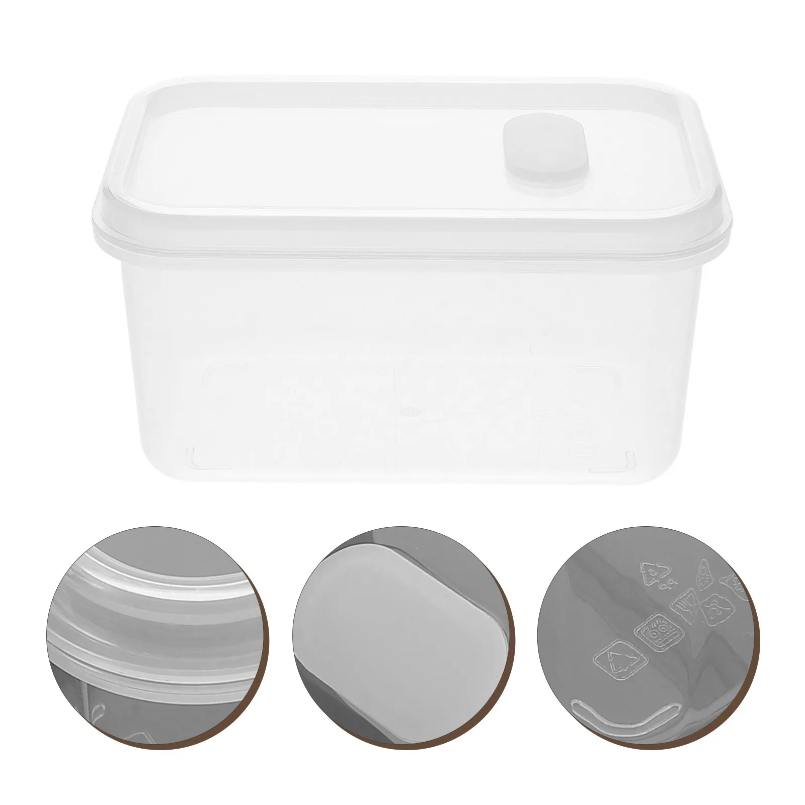 Transparent PP Bento Box Airtight Food Storage Container for Sushi Snacks Fruits Meal Prep Clear Lunch Box Reusable Stackable