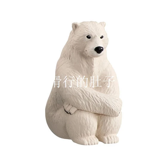 Machi Bouke Waiting Animals Vol.4 - شخصية البطريق الدب القطبي اللطيفة، لعبة كبسولة Gashapon لديكور المكتب