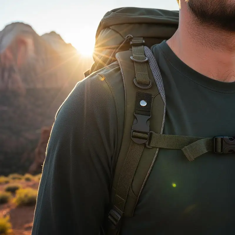 1Pcs Bag Accessories Backpack Chest Strap Buckle Backpack Shoulder Strap Fixed Belt Non-Slip Backpack Sternum Strap