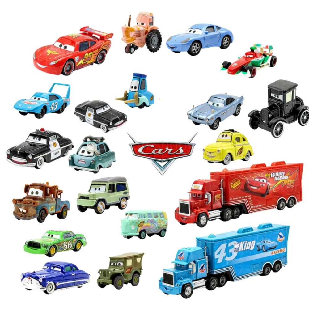 ライトニング・マックィーン ディズニー カーズ ピクサー 1:55 ダイキャストビークル メタルボディワーク 合金素材 キッズトイ アニメアクションフィギュア 誕生日プレゼント