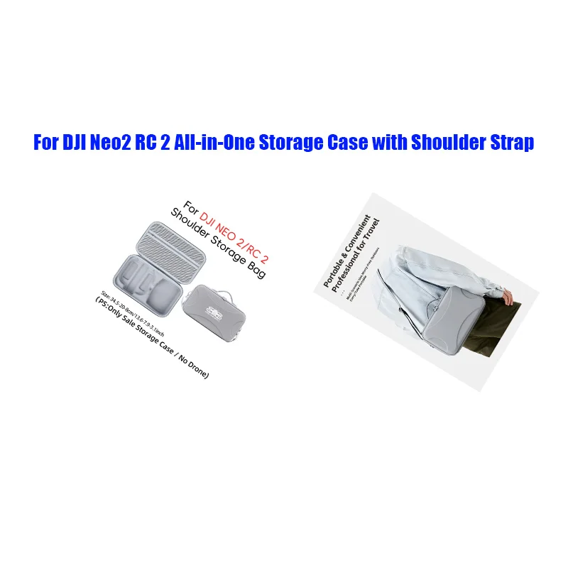 

For DJI Neo2 RC 2 All-in-One Storage Case with Shoulder Strap
