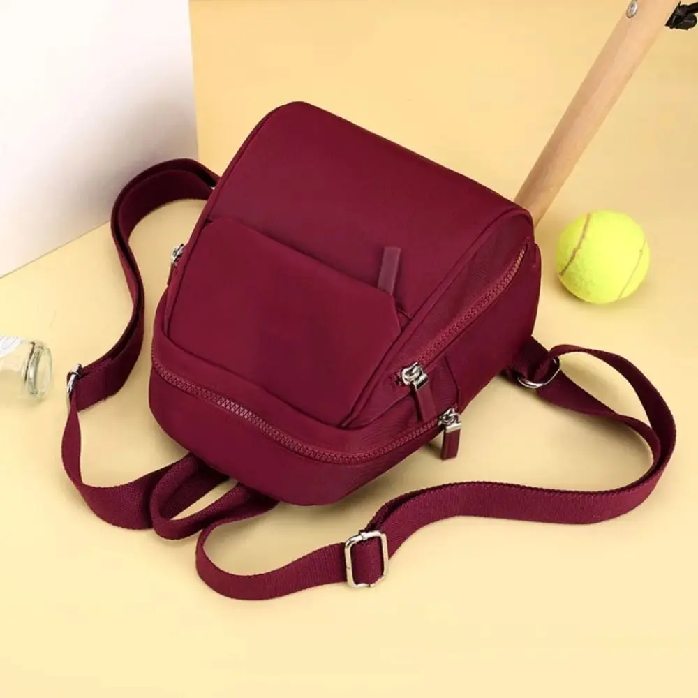 

Lightweight Nylon Backpack Wear-resistant Fashionable Women Shoulder Bag Large Capacity Simple Design Mini Backpack Travel Use