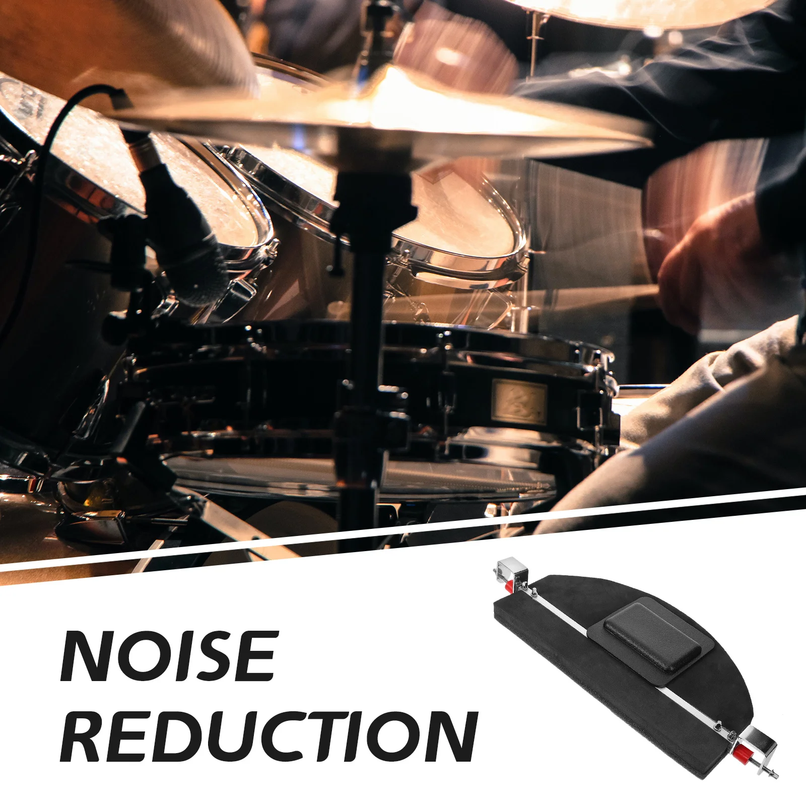 

Drum Mute Pad Round Bass Drum Dampener Mat For Quiet Practice Noise Reduction Drumming Accessory Replacement