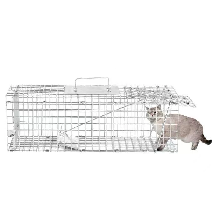 1-doorLarge 1-Door Humane Catch and Release Live Animal Trap for Raccoons, Cats, Bobcats, Beavers, Small Dogs, Groundhogs, Oposs