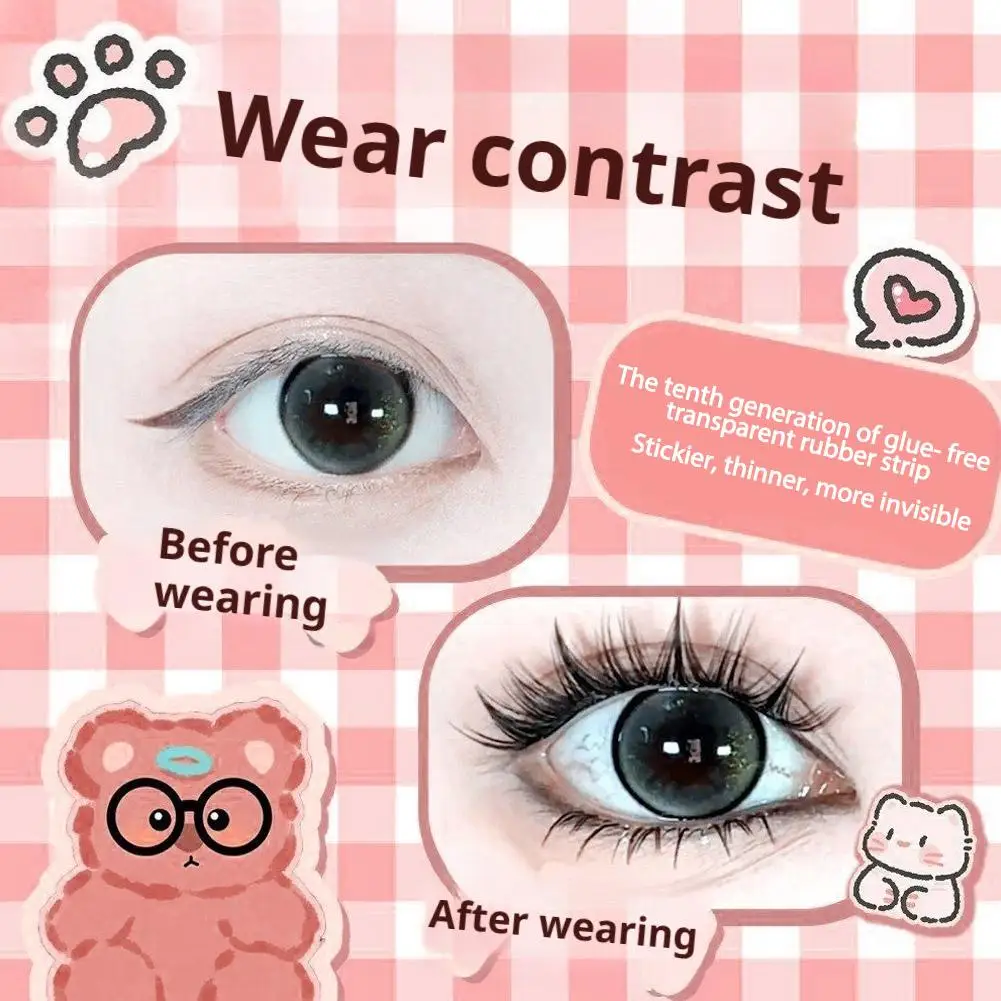 10 Rows Cluster Lashes Natural Charming Lashes Eyelash Extension Fluffy Single Clusters False Eyelashes Makeup Tools Makeup Tool