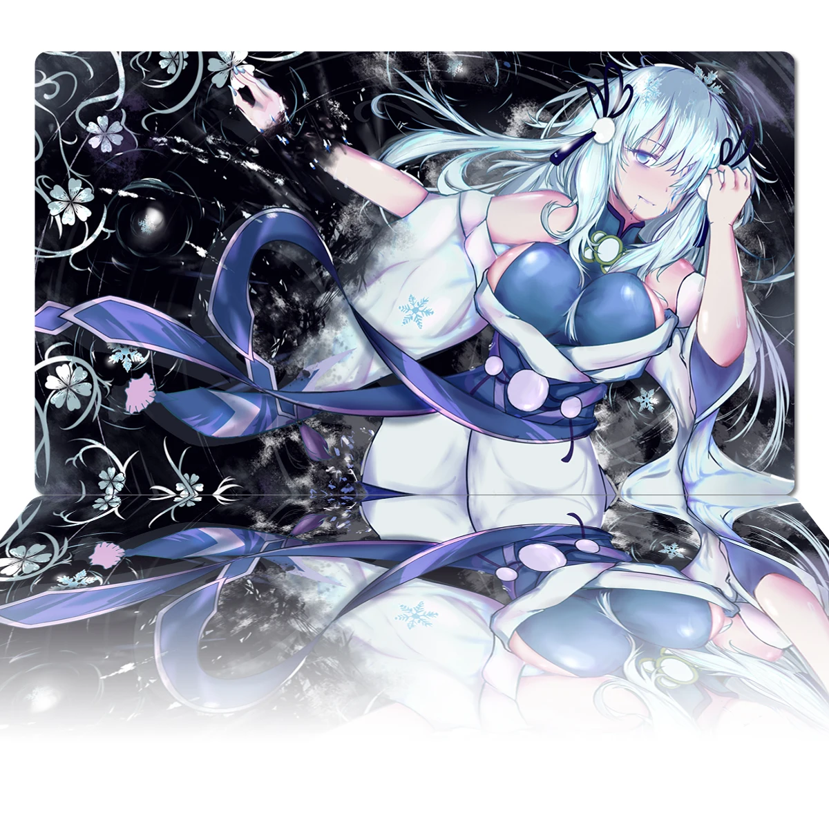 YuGiOh Yuki-Onna ، لوحة ألعاب Icicle Mayakashi Playmat TCG CCG العاب اوراق التداول حصيرة ماوس وسادة مطاطية حصيرة مكتبية وحقيبة 60x35cm