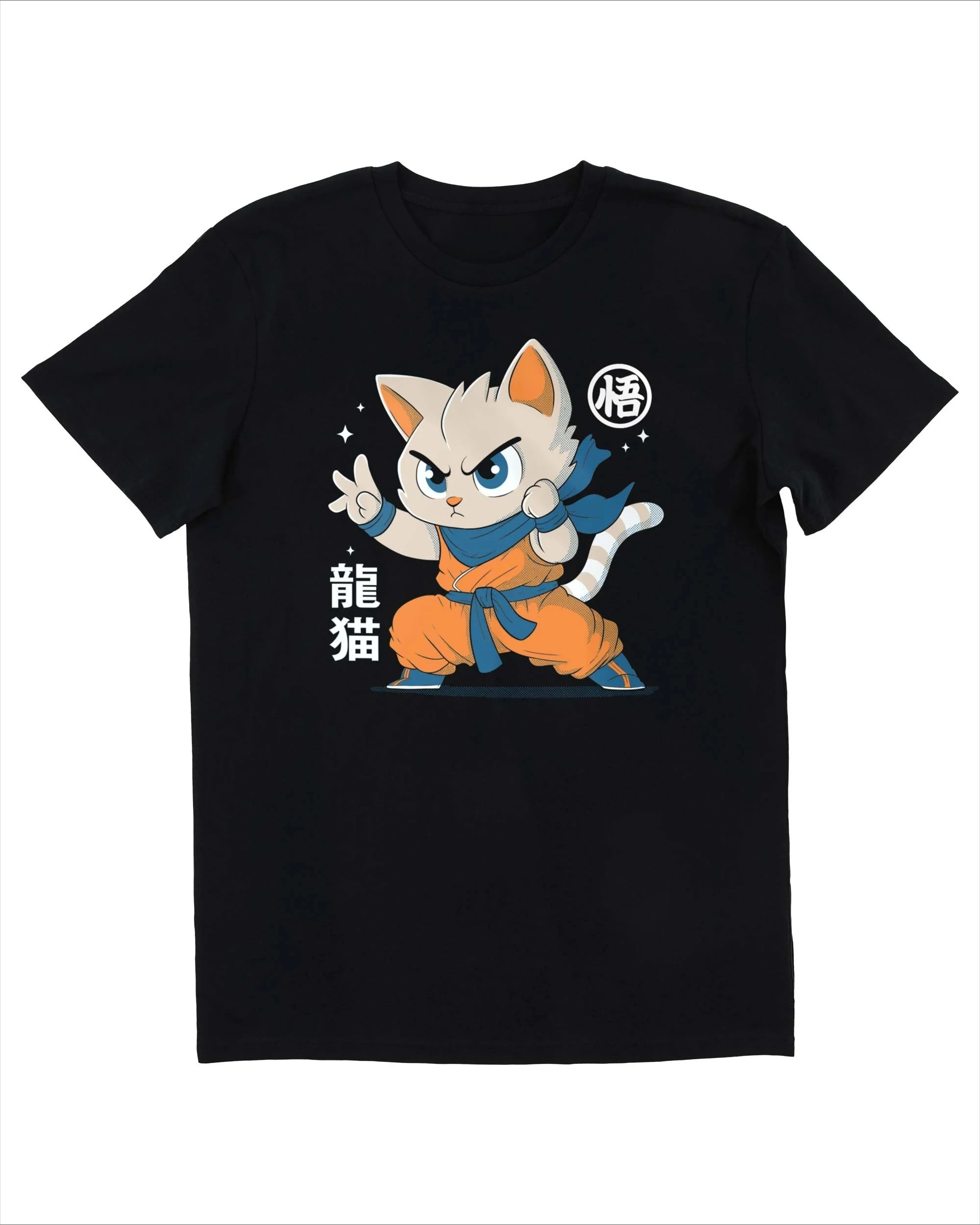 

Cat Wukong, Street Fashion Clothing Pattern Printing Summer Luxury Brand Pure Cotton Men's and Women's T-shirts Short Sleeves
