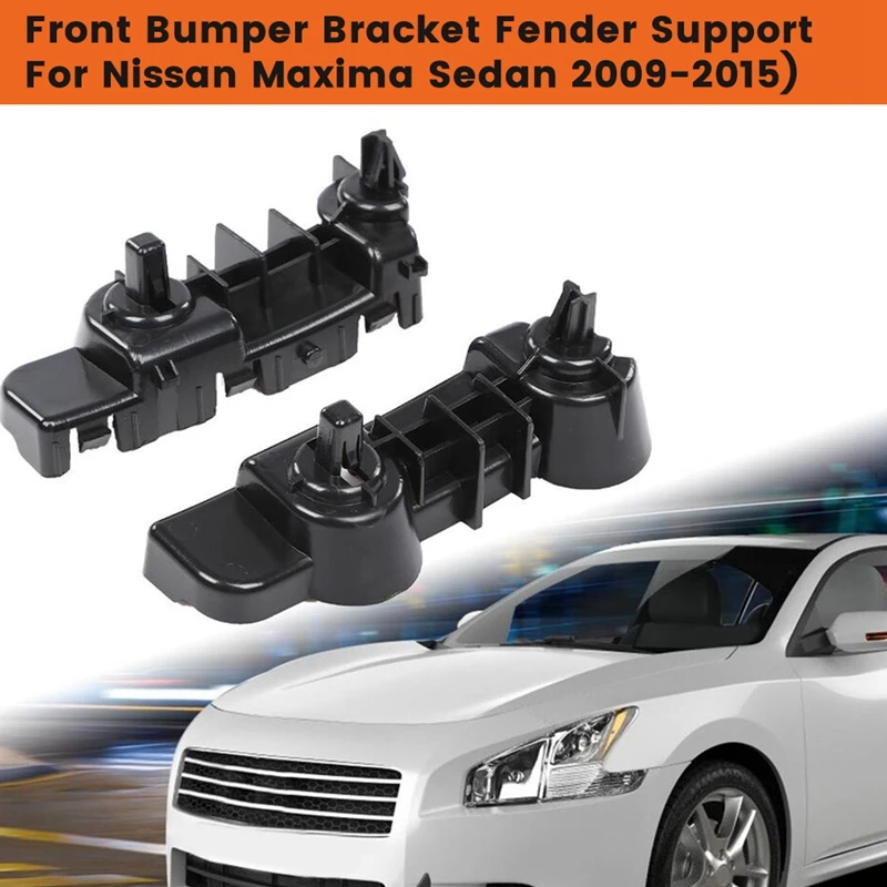 1Pair Front Bumper Bracket Support 62220-9N00A 62221-9N00A For Nissan Maxima Sedan 2009-2015 Fender Bracket Retainer Parts