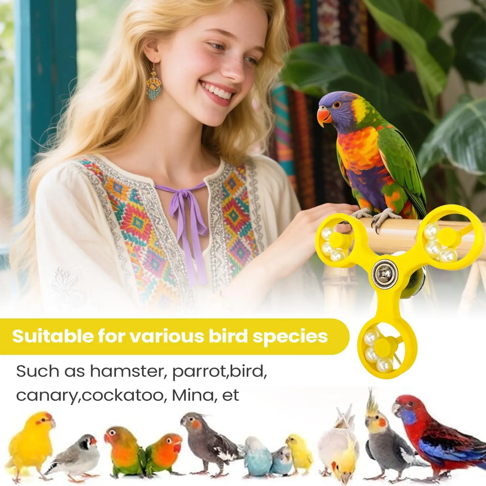 Bird Rotating Spinner Toy 5