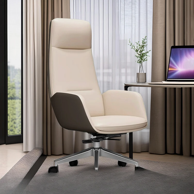 Boss chair leather business light luxury computer chair home office staff