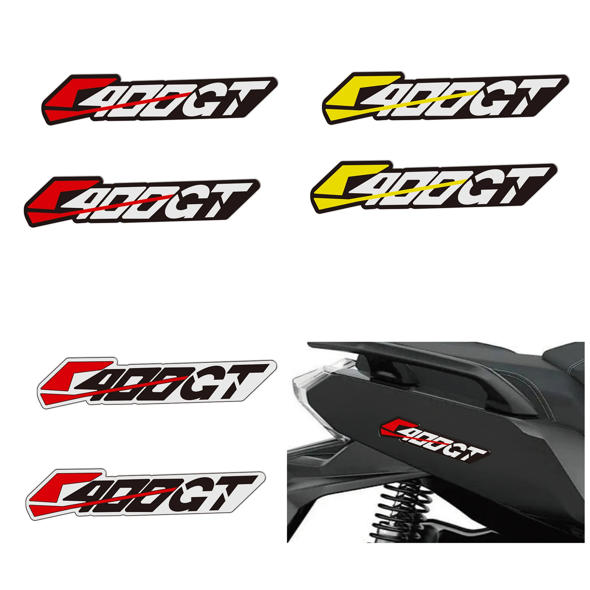 

3D наклейка, набор для мотоцикла, украшение, наклейка для мотоцикла, значок с логотипом, подходит для BMW C400GT C400 GT