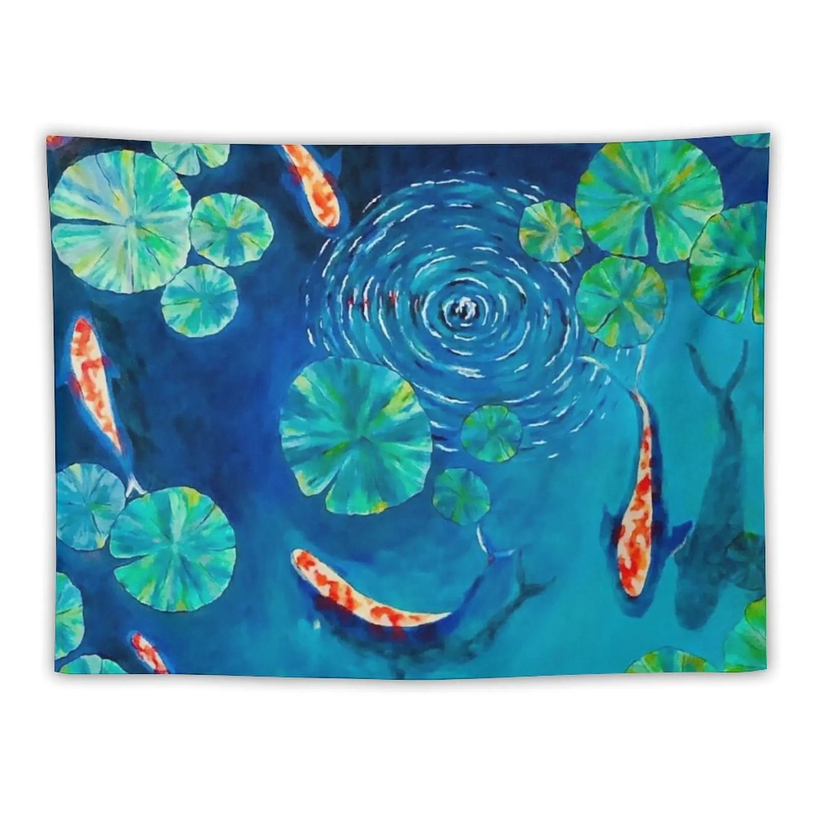 

Koi Pond Tapestry Cute Room Decor Decoration Aesthetic Christmas Decoration Tapestry