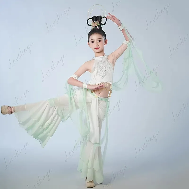 

Kids Gradient Fairy Classical Dance Performance Costume Toddler Girls Dance Recital Outfit Ballet Dress