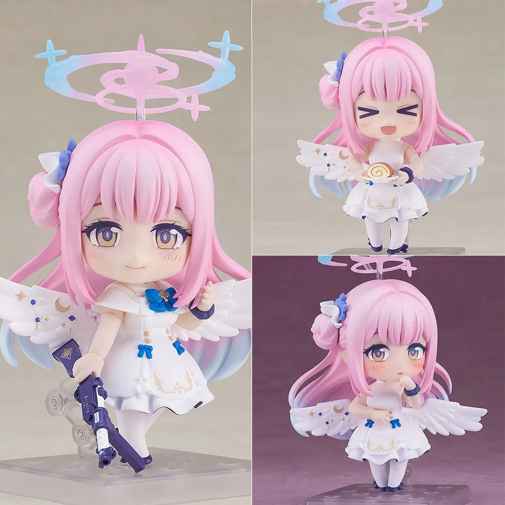 Figura Coleccionable de Misono Mika de Blue Archive, 10 cm, Modelo de PVC para Fanáticos del Anime, Decoración de Escritorio