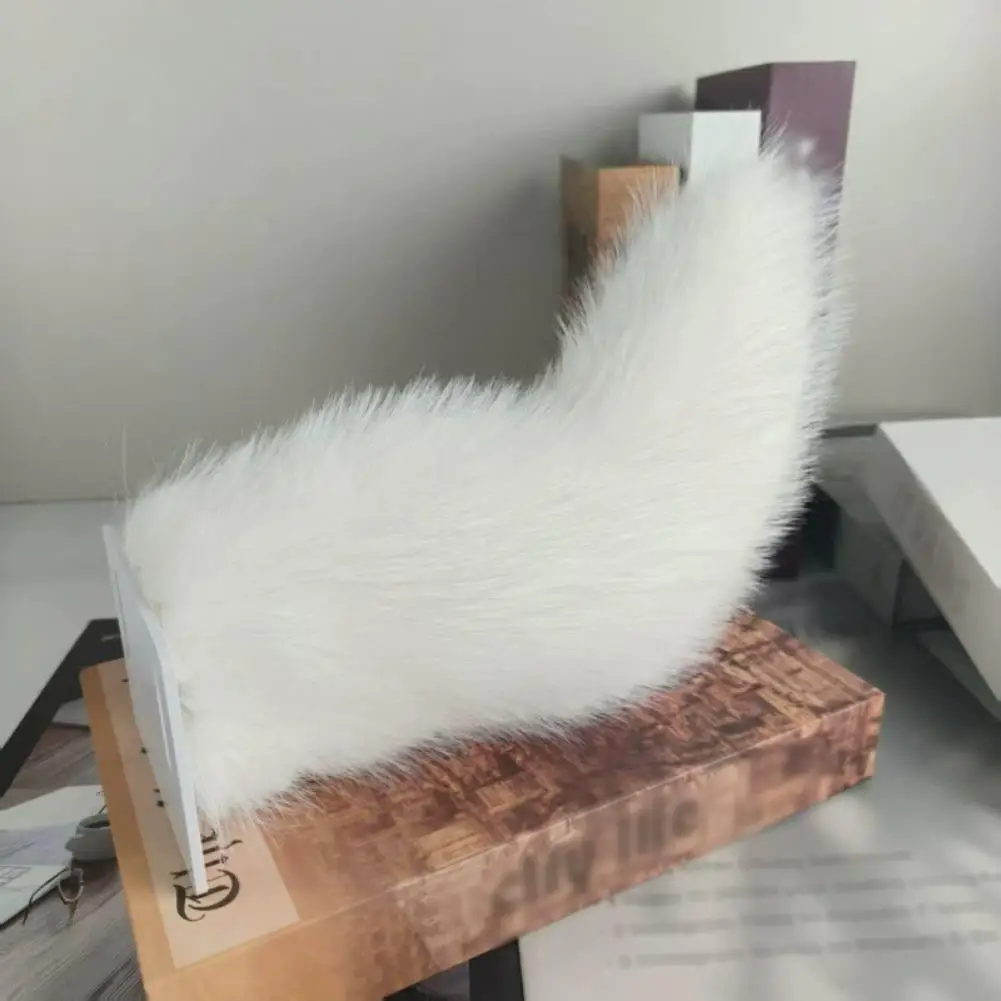 Künstlicher Fell-Schwanz als Auto-Dekoration, Niedliches Flauschiges Heck-Stoßstangen-Ornament, Lustiges Flauschiges Tier-Schwanz-Accessoire für Auto, LKW und Roller – Detail 20