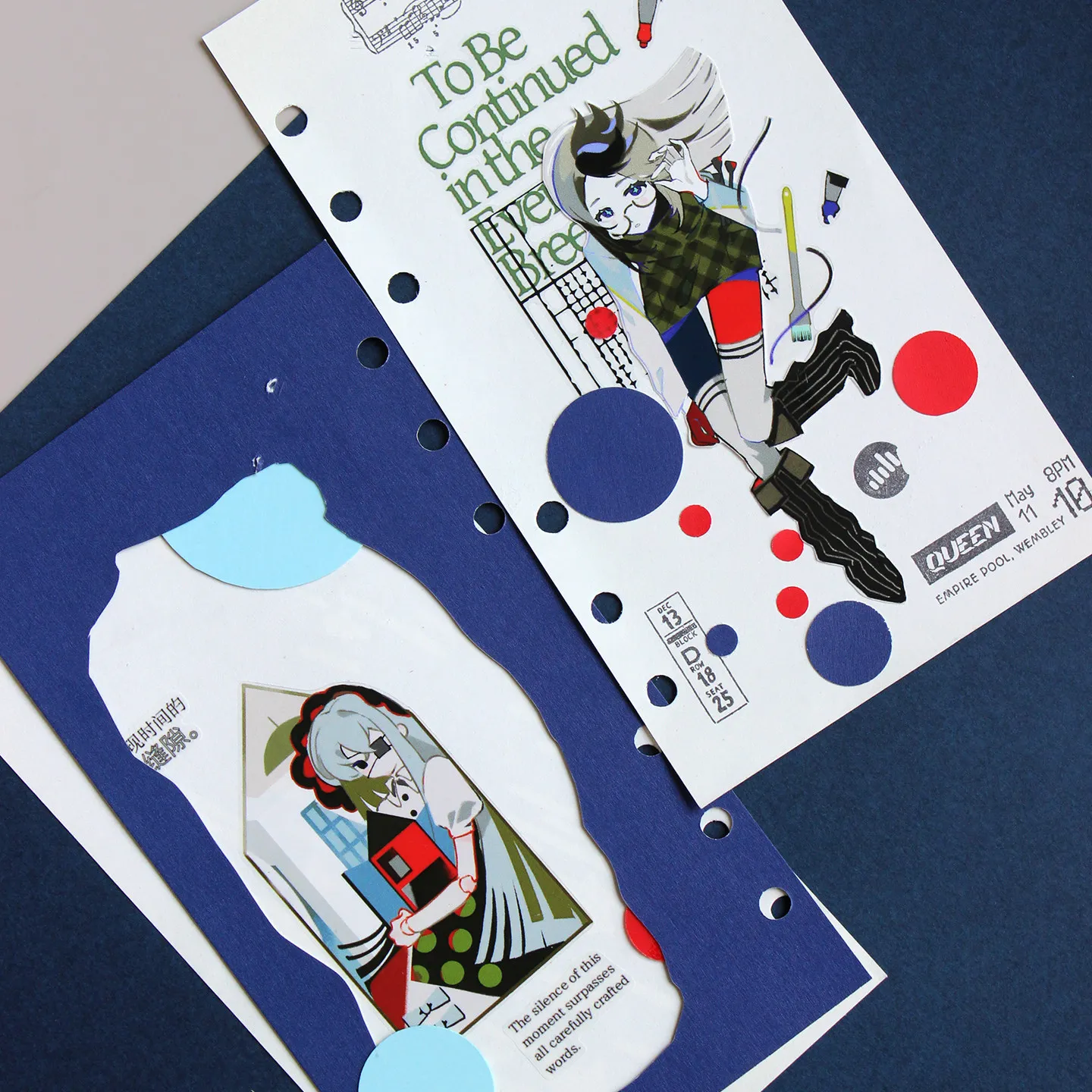 9.3 Moodtape Pop Vintage House Original Figure Retro Collage Washi Tape for Journal Scrapbooking DIY Sticker