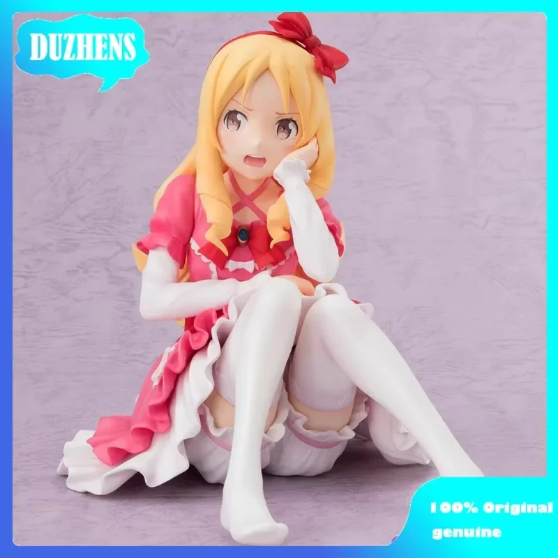 100% Original:  Eromanga Sensei Yamada Elf Sitting posture 12cm PVC Action Figure Anime Figure Model Toy Collection Doll Gift