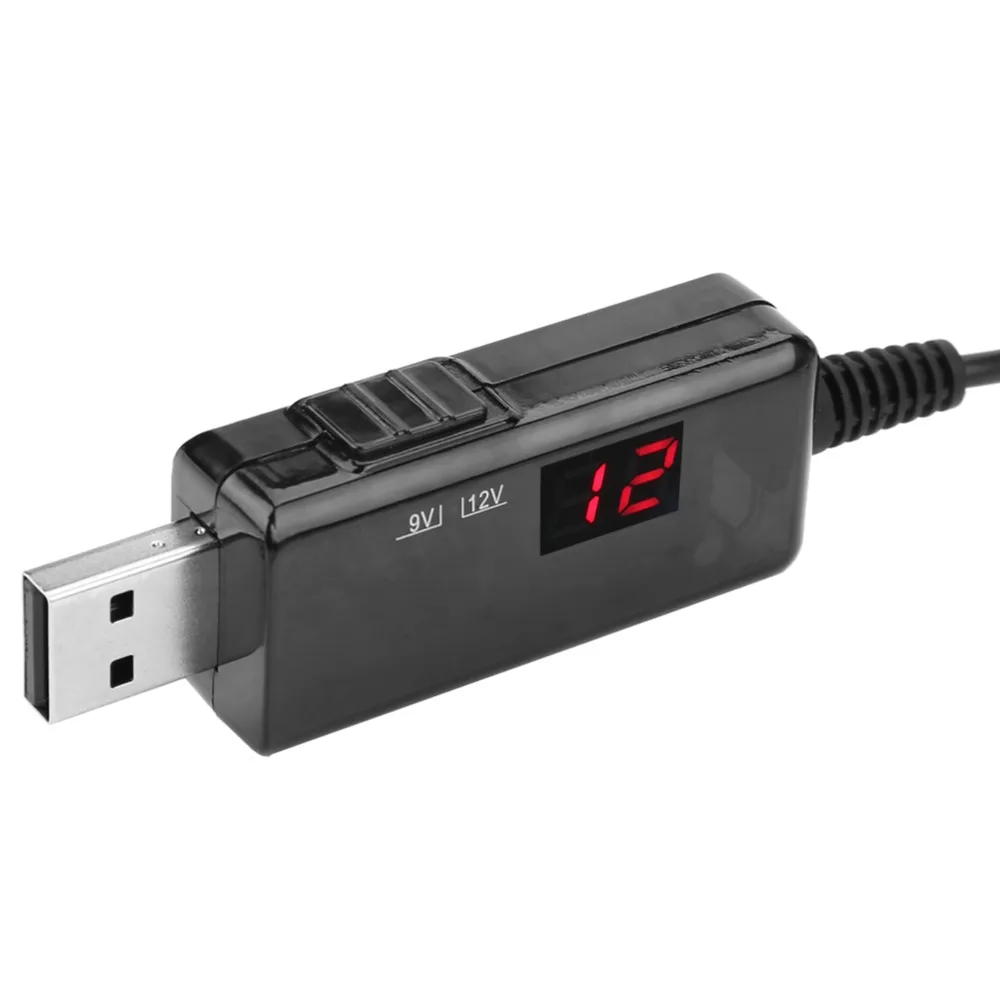 Input DC5V DC Boost Converter USB To DC 5.5mm 3.5mm Adjustable Voltage Step Up Adapter Output 9V 12V Step Up Design