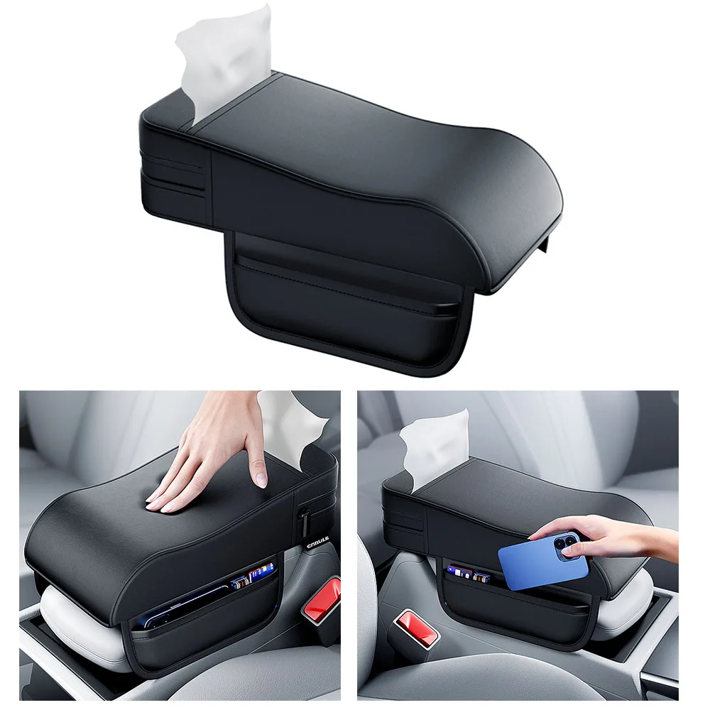 Hand Elbow Support 1PCS Auto Accessories Arm Rest Storager Box Armrest Box Height Pad Mat Car Armrest Cushion Box