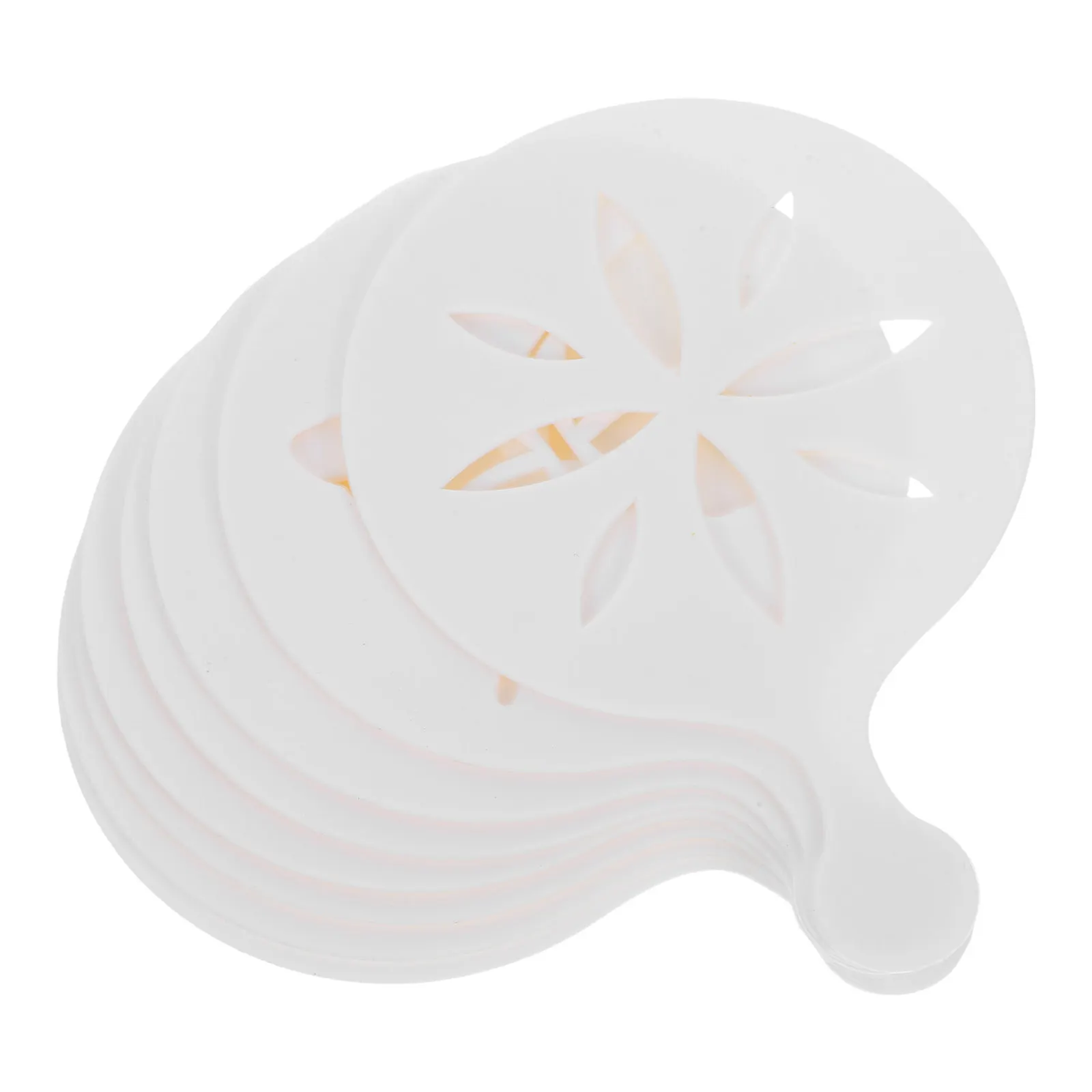 8Pcs Premium Latte Stencils Coffee Art Templates Reusable Plastic Flower Leaves Butterfly Patterns for Cappuccino Cookie Cake