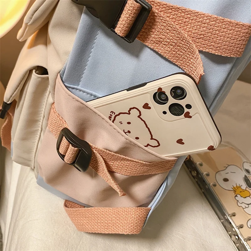 Zaino per laptop per adolescenti Zaino da scuola in tela cool da donna Zaini per studenti DARLING In The FRANXX Zaino alla moda per ragazzo e ragazza anime