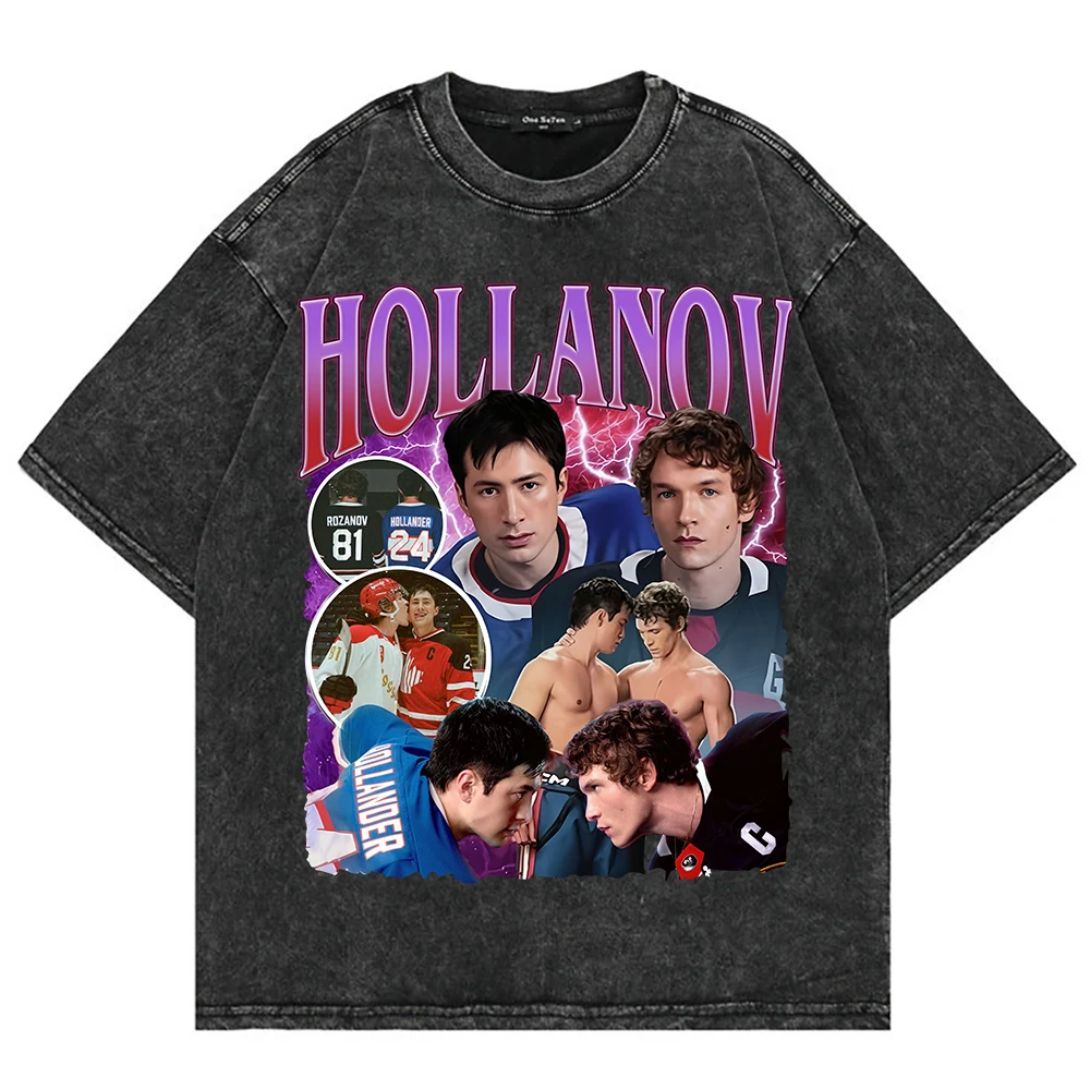 Playeras Gráficas para Mujer, Camisetas Y2K para Hombre, Shane Hollander 24 Montreal Metros, Camisetas 100% Algodón, Tops, Camisetas 4399