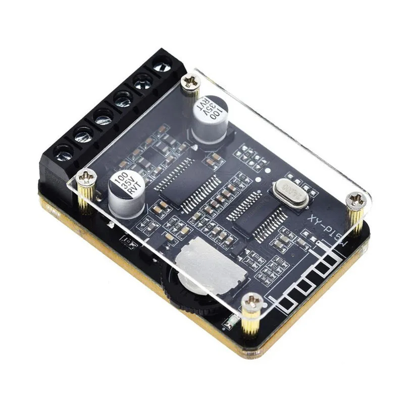 1/2/5/20/50Pcs XY-P15W 10W/15W/20W Stereo Bluetooth Power Amplifier Board 12V/24V High-Power Digital Power Amplifier Module