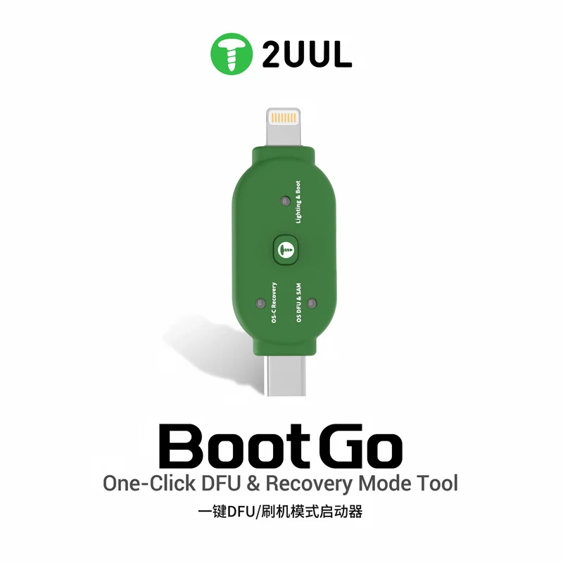 2UUL BootGo TG01 One-Click DFU & Recovery Mode Tool IP Repair Boot Accessory/ Fast Enter DFU & Recovery Mode For IOS-Repair