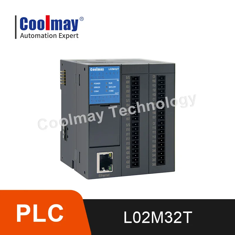 8 axis high speed pulse control PLC Controller 16 di 16 do Transistor L02M32T