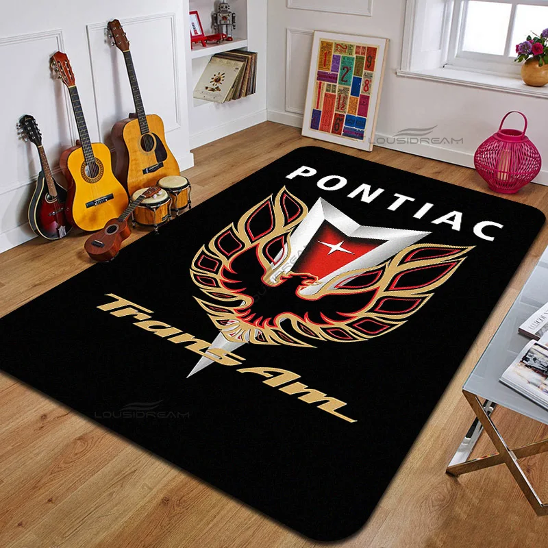 Alfombra con patrón de Firebird Trans Am para decoración del hogar, almohadilla de suelo para dormitorio, se puede personalizar, cojín para sala de