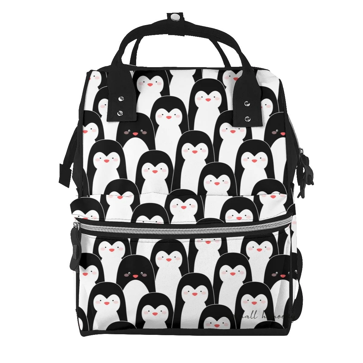 

Cute Penguin Waterproof Mummy Backpack with Large Capacity for Baby Care, Travel and Outdoor Activities