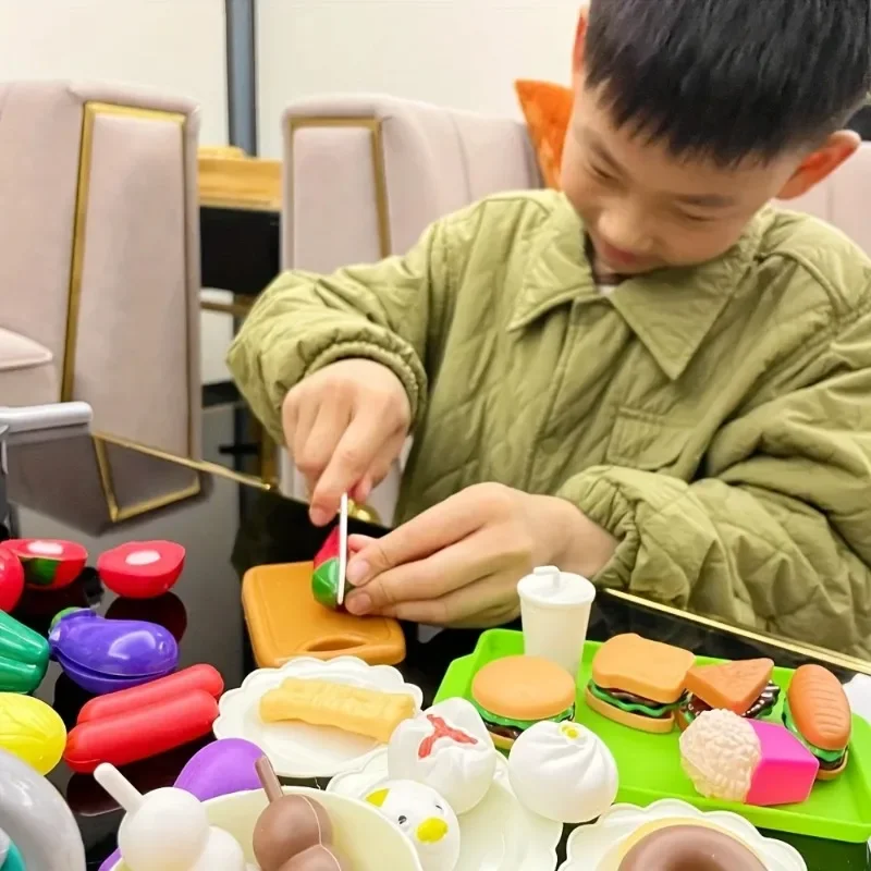 28 ชิ้นชุดของเล่นครัวจําลองของเล่นสําหรับเด็กแกล้งทําเป็นเล่นเด็กแกล้งทําเป็นเล่นชุดของเล่นสําหรับเด็กชายและ Gir