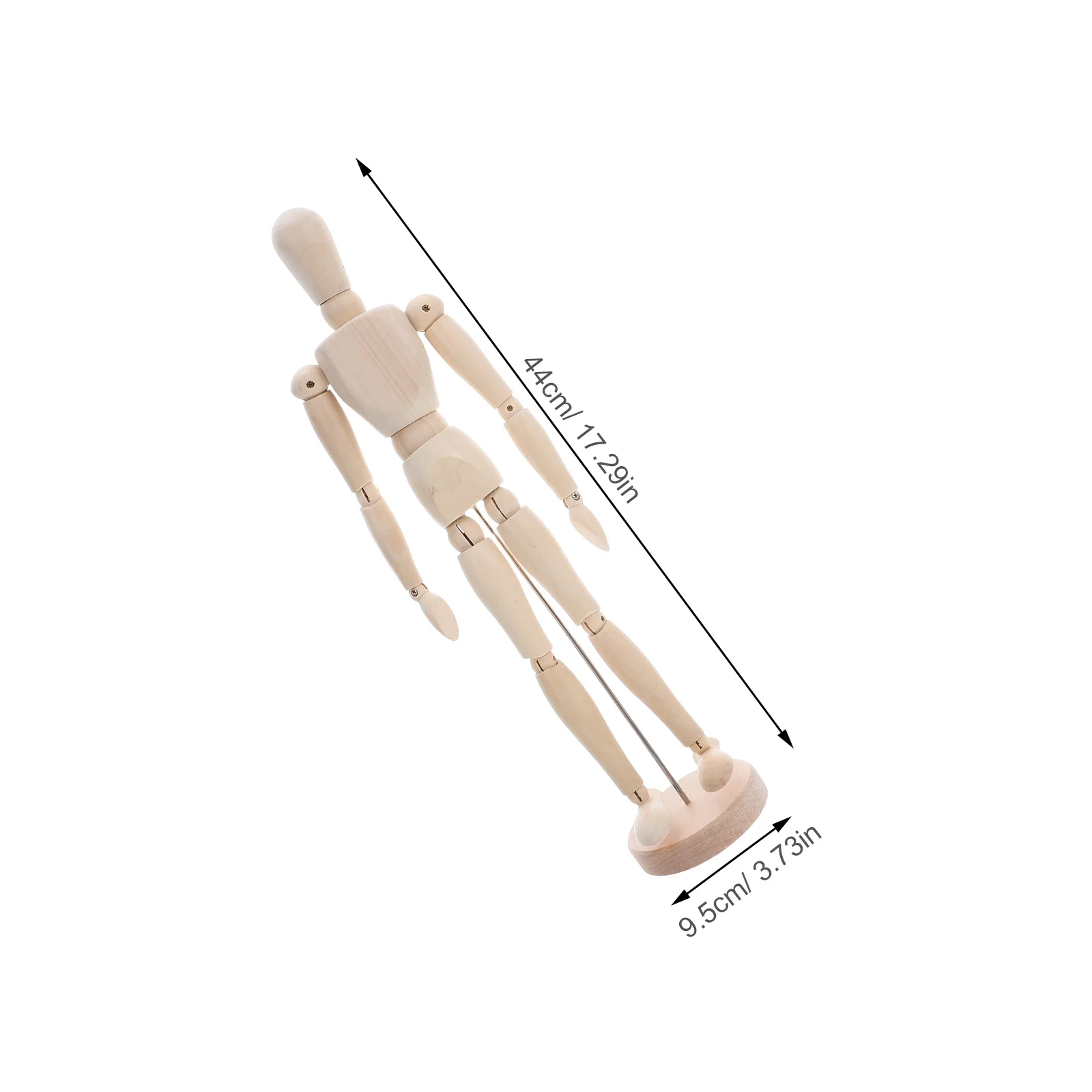 FOTO 6 - 16-дюймовый деревянный манекен