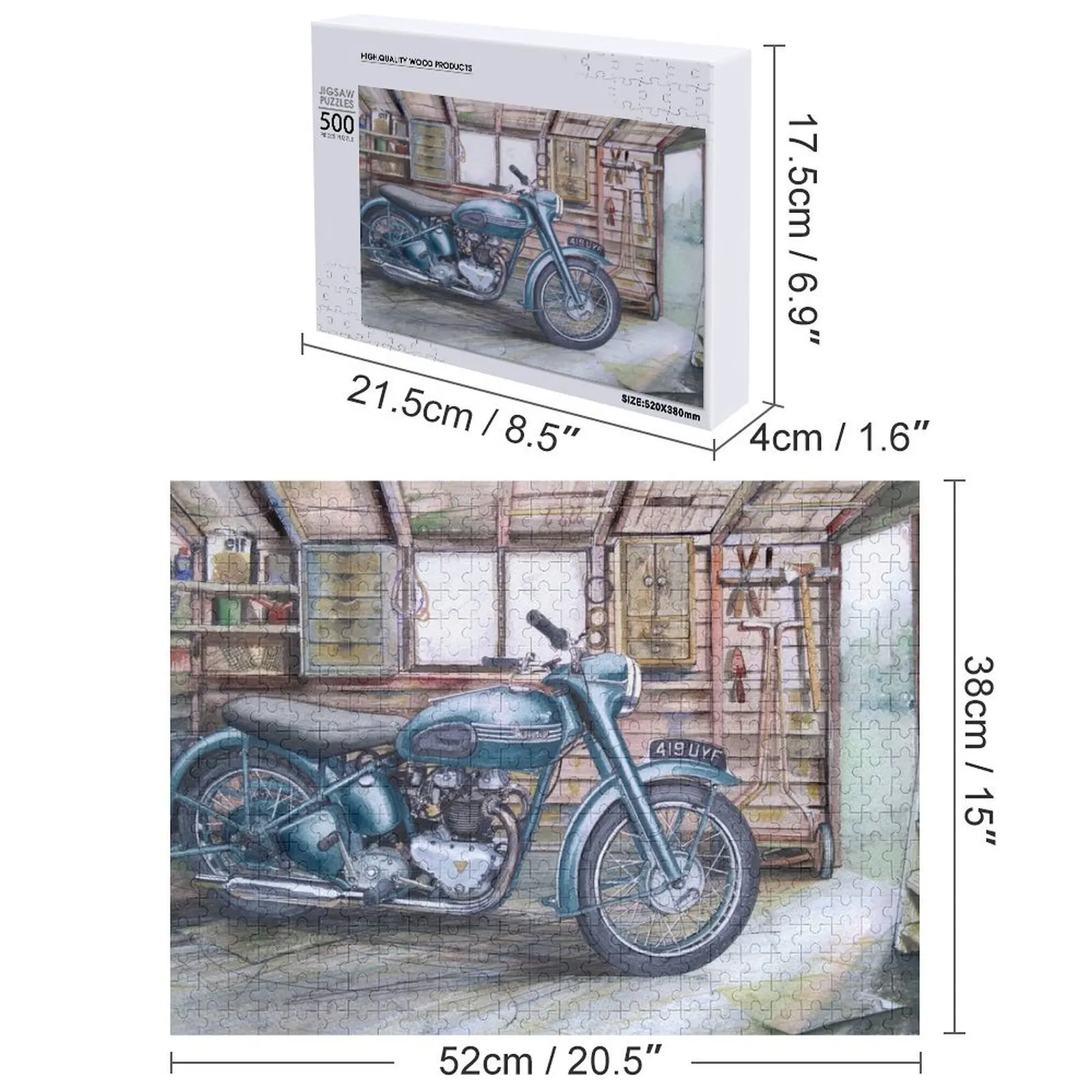 ガーデンシェッド、ジグソーパズル、スケールモーター、子供向けカスタマイズ玩具、パズル