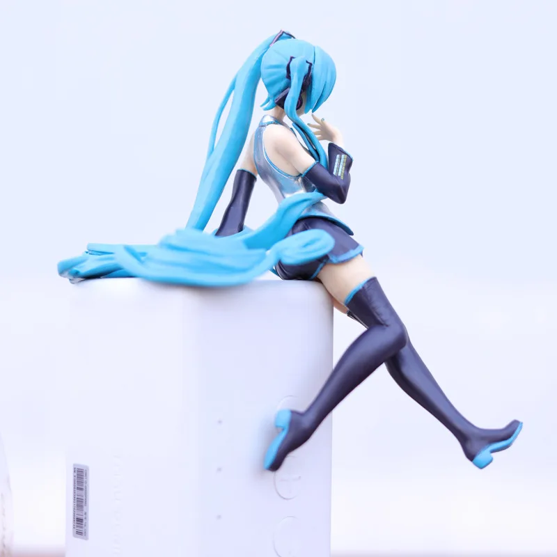 14CM 2024 nowe Anime Hatsune Miku kawaii PVC model figurki zabawki lalki zbierania prasowanego makaronu piankowego ozdoby samochodowe prezenty