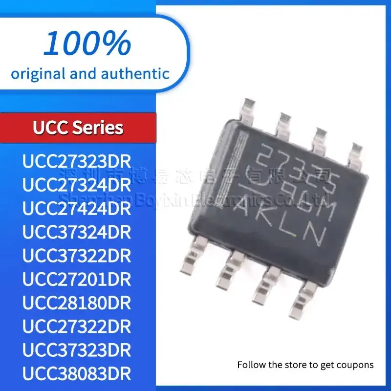 

1PCS UCC27323DR UCC27324DR UCC27424DR UCC37324DR UCC37322DR UCC27201DR UCC28180DR UCC27322DR UCC37323DR UCC38083DR UCC37325DR