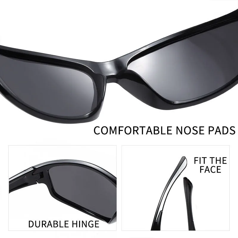 Okum Fashion Polarisierte Brille UV400, Anti-UV, Blendschutz, Starklichtfilter, geeignet für Radfahren, Autofahren, Angeln, etc. – Detail 10