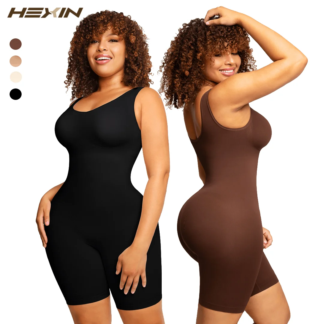 

Women Seamless Outerwear Jumpsuit Columbianas Shapewear Body Contouring Tummy Control Plus Size Sculpting Full Slim Body Shaper