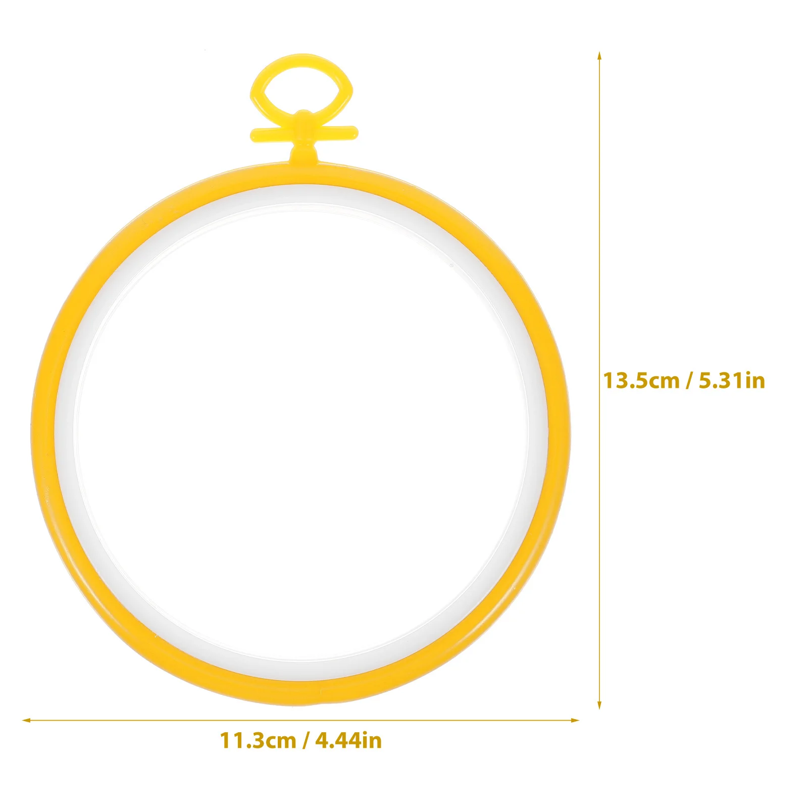 5 قطعة من أطواق التطريز القوية عبر الغرز ملحقات دائرة الخياطة البلاستيكية المتينة لتزيين اللحف #2
