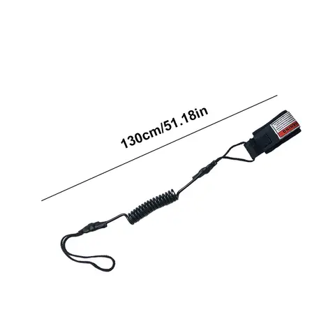 Premium Coiled SUP Leash TPU Stay on Board Ankelrem Paddleboard Ankelrem Surftillbehör 8 best sales soppkoppel - №5