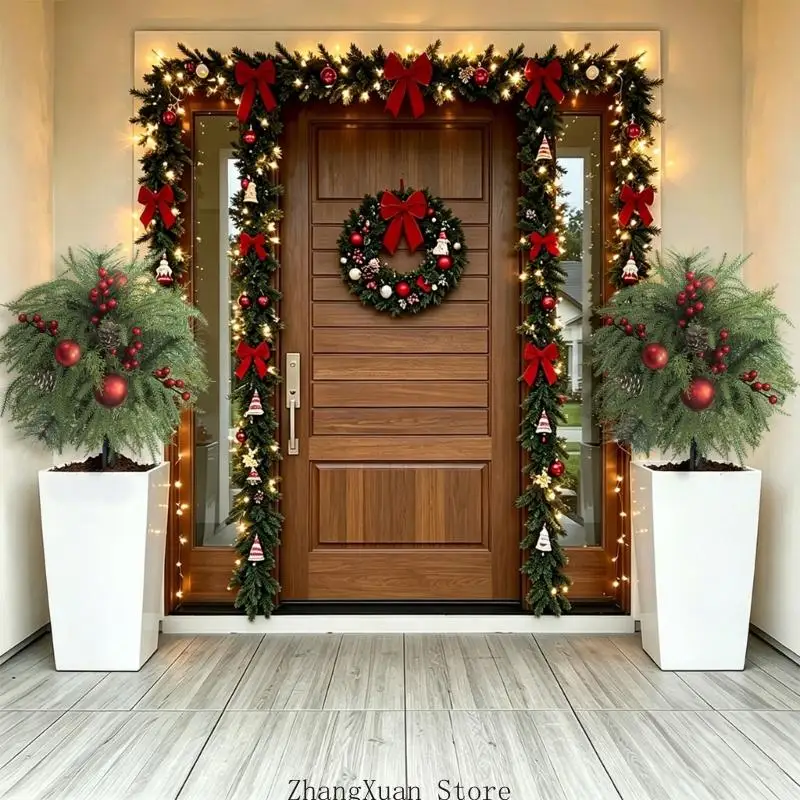 Weihnachts-Rasenstecker, Akzent, künstlicher Weihnachtsstecker für den Außenbereich, Dekoration mit Festlichkeiten für – Detail 10