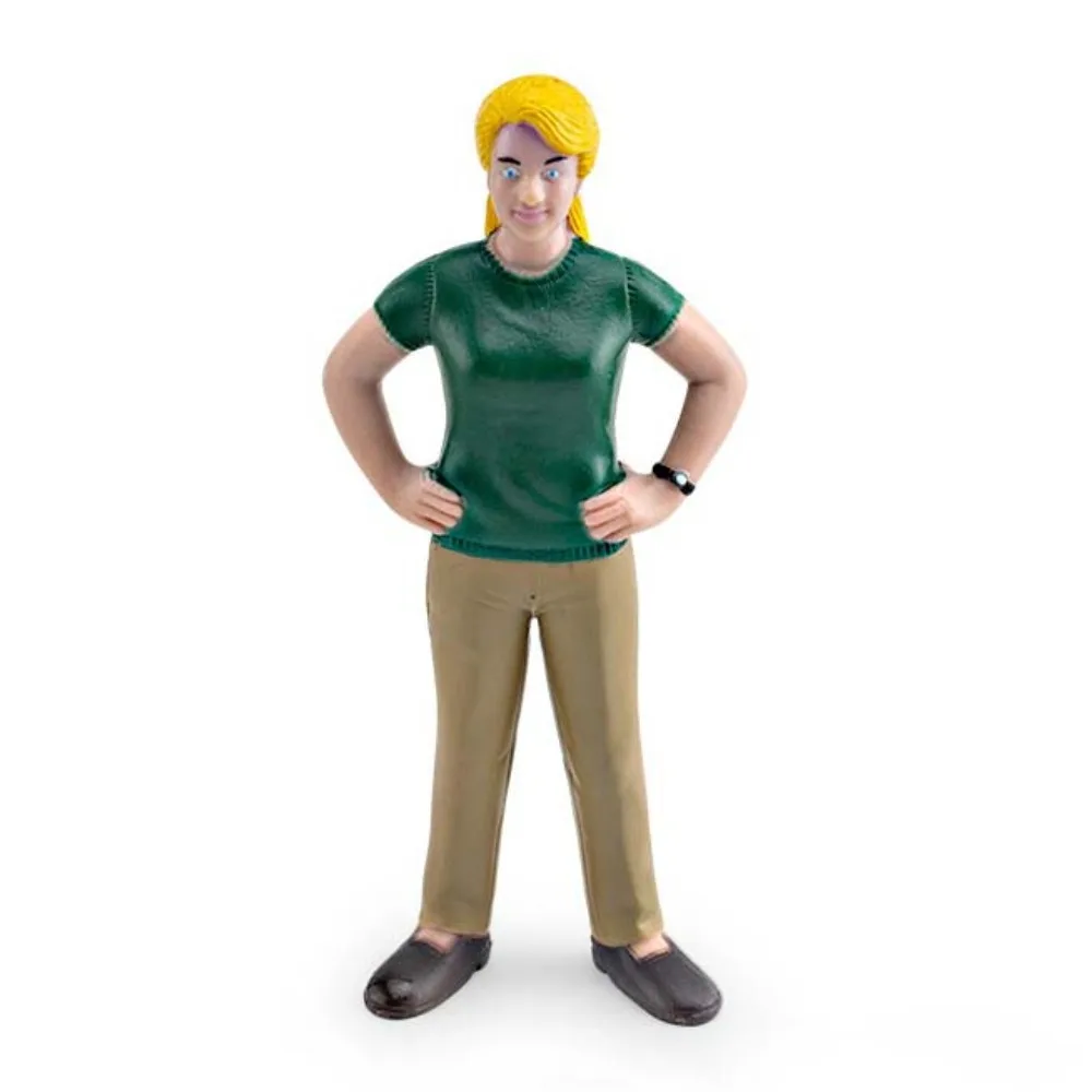 Realistic Detailed Miniature People Model Hand Painted PVC Material Family Role Play Figurines Different Postures Pretend Play