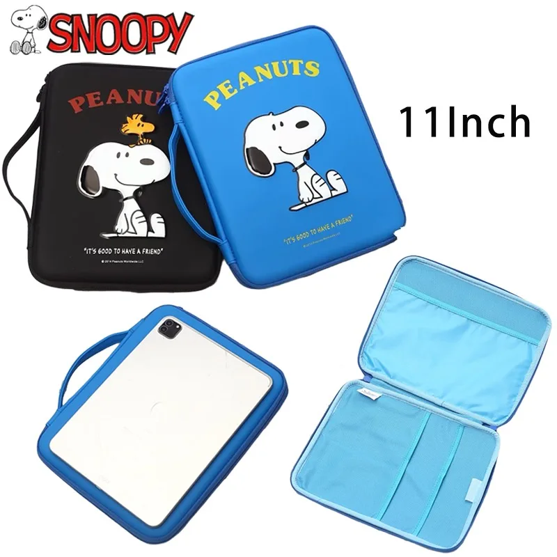 Snoopy Tablets Case for Ipad Pro 11inch E-Books Protective Cover  Portable Shatterproof Handbags Tablet Accessories Storage Bags