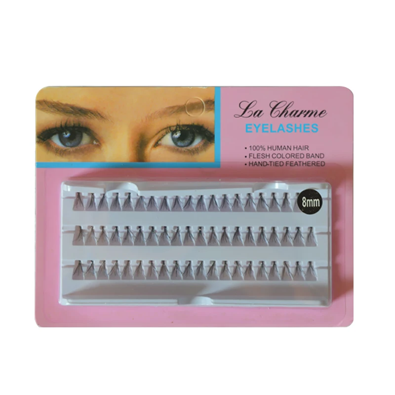 60 Bundle Makeup Eyelashes Single Tufts Hairy Chicken Claw Soft Natural Self-grafting Lashes Planting Eyelashes False Eyelashes