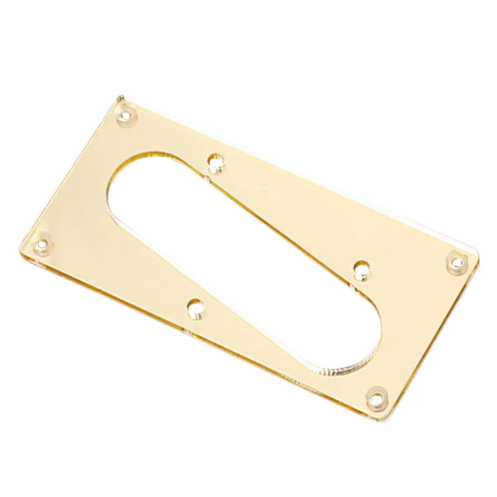 

Electric Guitar Conversion Pickup Mounting Ring Protective Cover Golden Easy Install Replacement Compatible with Single Coil