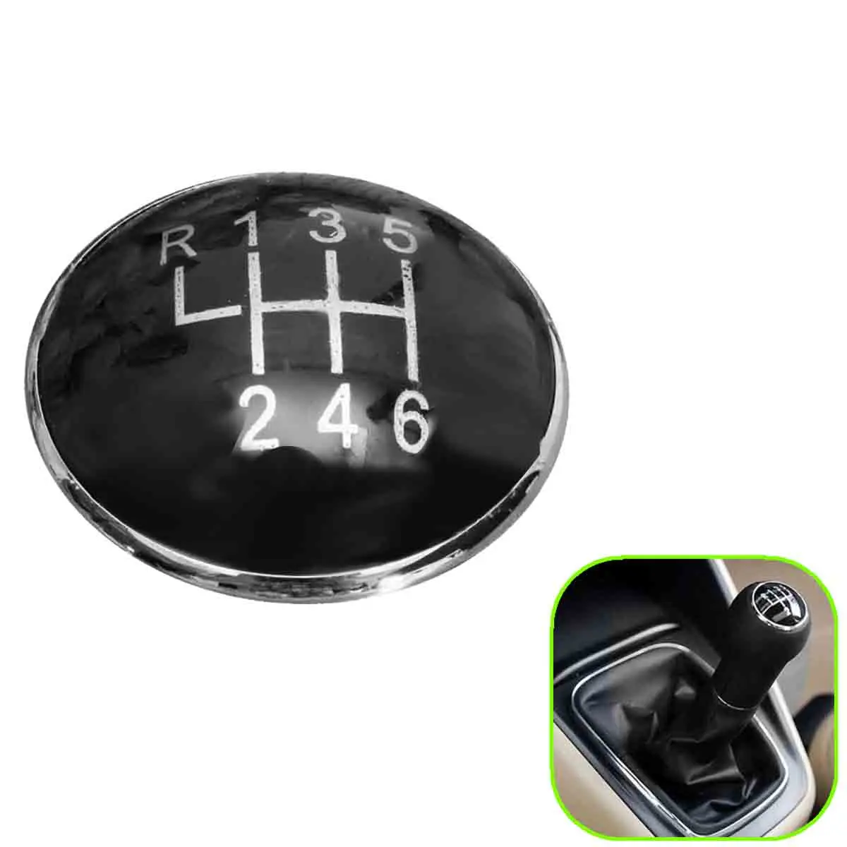 6 Speed Manual Car Gear Shift Knob Cap Cover for Golf V MK5 2003-2009car