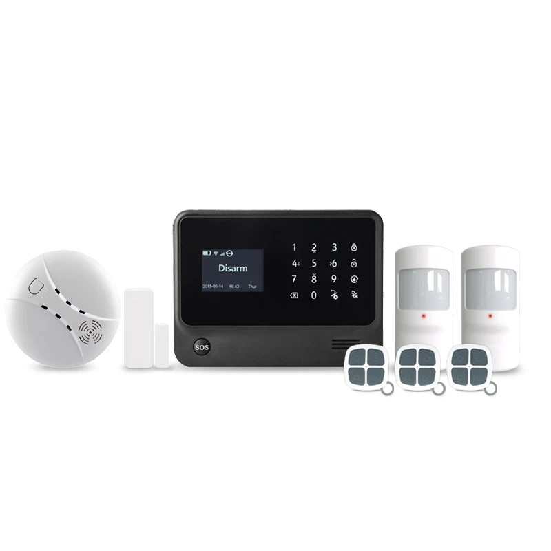 

Wireless burglar home alarm system G90B plus remote control by APP security wifi gsm alarm system