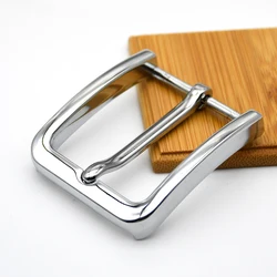 1piece 40mm Belt Buckle Men's Pin Buckle Metal Plating Waistband Head Leather Craft Belt Parts Accessories