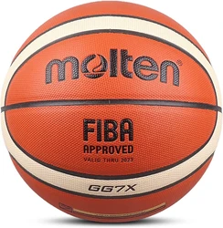 Molten GG7X GG6X GG5X Basketbal PU Leer voor Volwassen Tiener Kinderen Outdoor Indoor Match Training FIBA Goedgekeurd